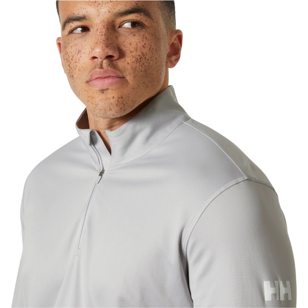 2026 Helly Hansen Mens Tech 1/2 Zip 2.0 49583 - Grey Fog
